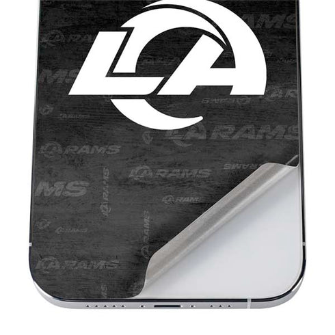 NFL Los Angeles Rams Black & White iPhone 12 Pro Skin